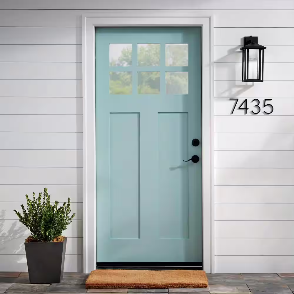 Everbilt 5 in. Black Floating or Flush House Number 8