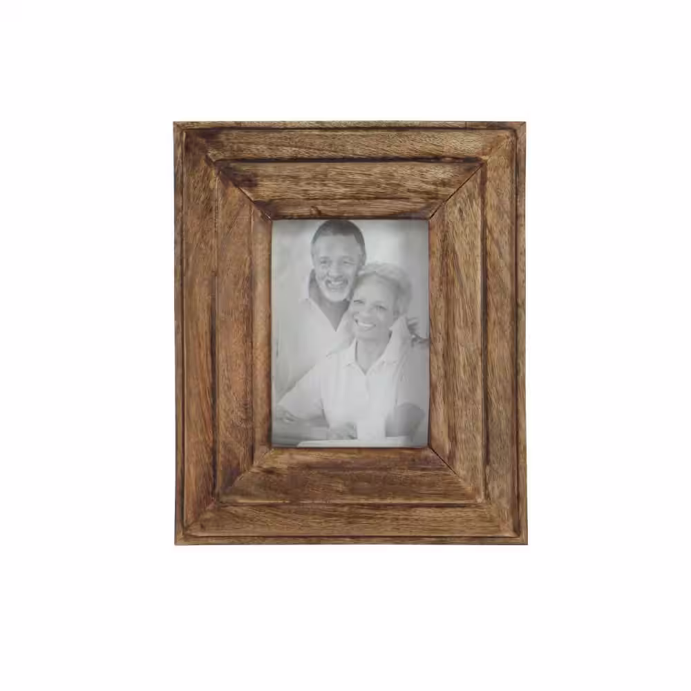 Novogratz Brown Wood Vintage Photo Frame (Set of 2)