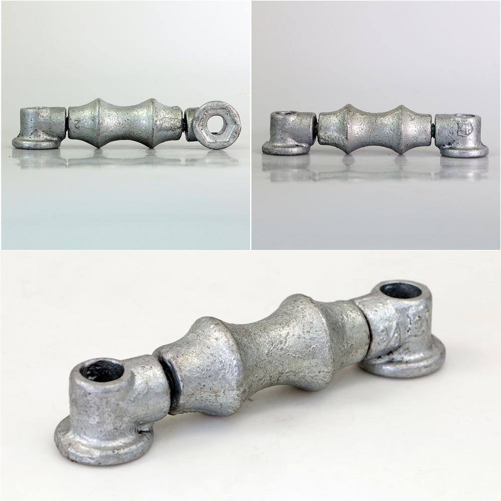 The Plumber's Choice 5 in. Galvanized Steel Hot Dipped Double Rod Pipe Roller with Sockets (5-Pack)