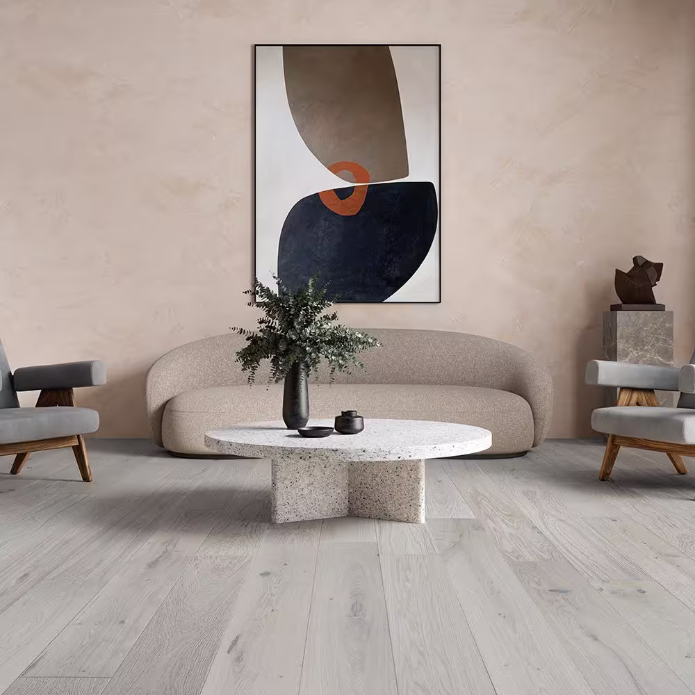 Malibu Wide Plank Manchester French Oak 9/16 in T x 7.5 in W Water Resistant Wire Brush Engineered Hardwood Flooring (1259.3 sqft/pallet)