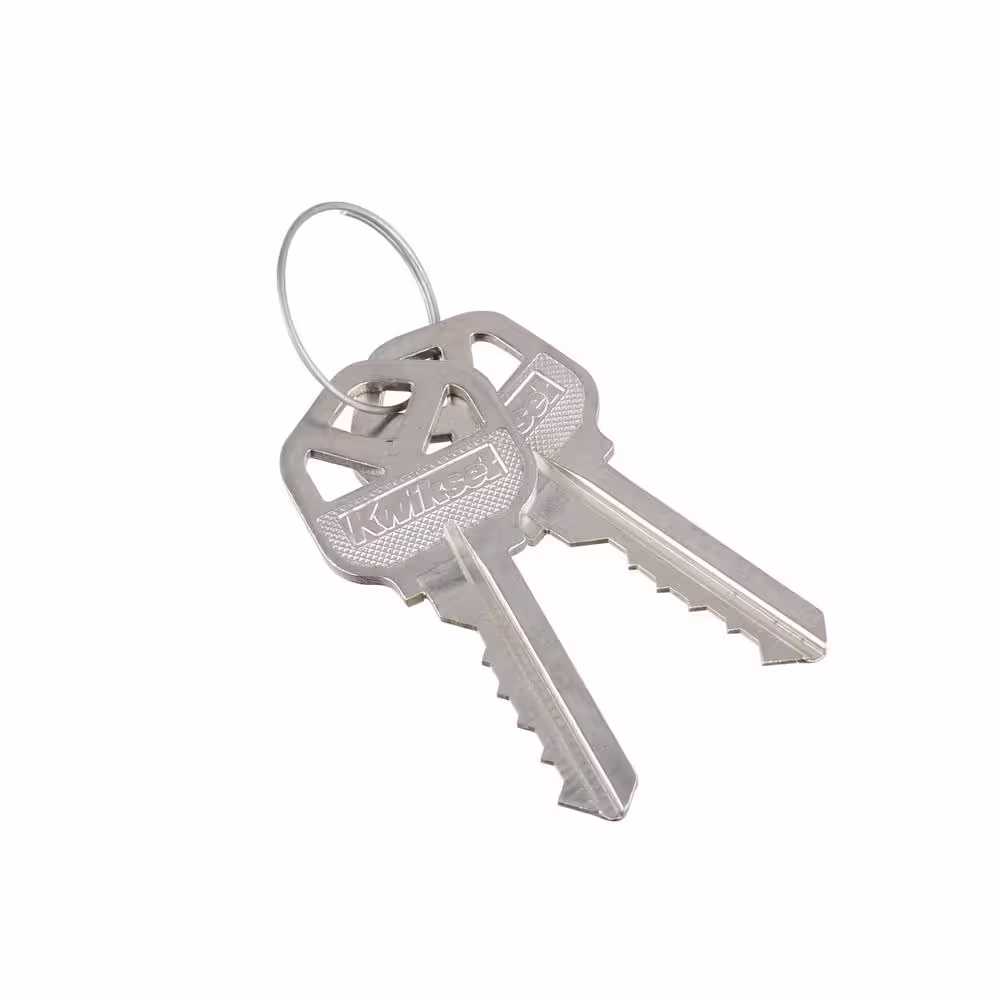 Kwikset 816 Series Satin Nickel Single Cylinder Key Control Deadbolt featuring SmartKey Security