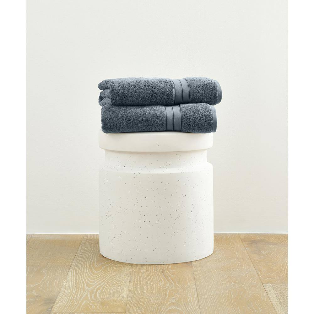 None Blue Loom Liam 100% Cotton Antimicrobial 6-Piece Towel Set, Sapphire
