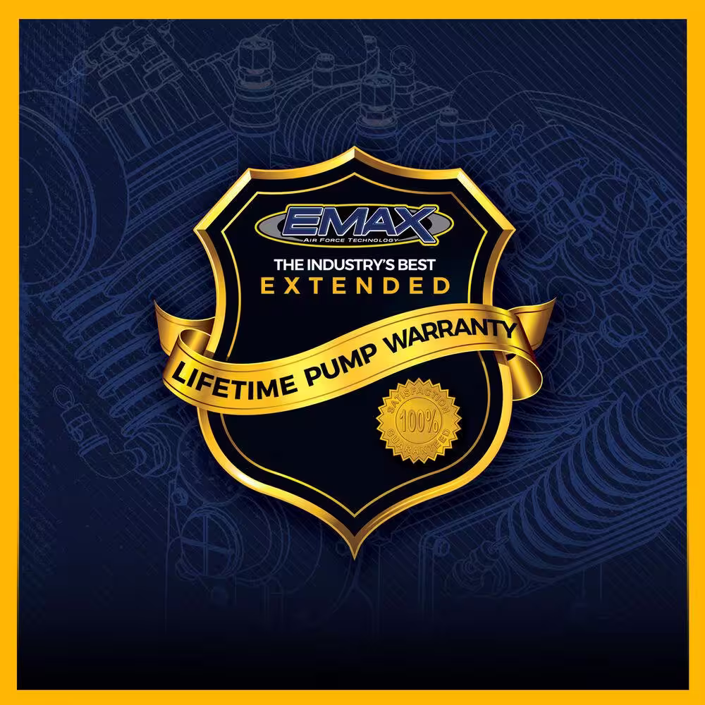 EMAX Industrial Plus 80 Gal. 5 HP 230-Volt 3-Phase 2-Stage Silent Air Electric Air Compressor with 30 CFM Dryer Bundle