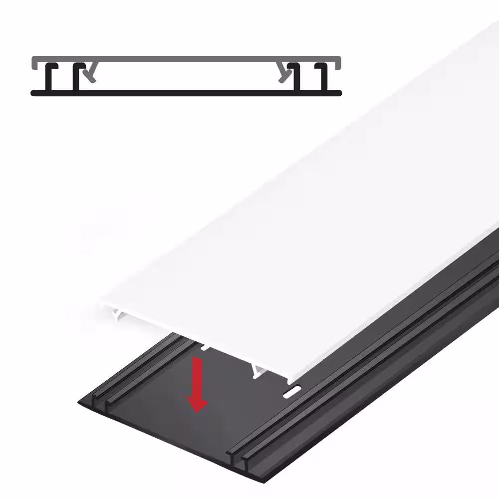 Screen Tight 3-1/2 in. x 96 in. Porch Screening System Base Strip