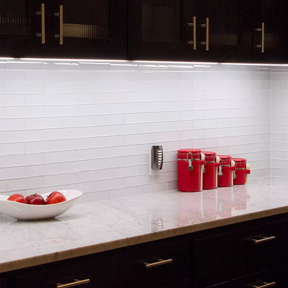 Enbrighten Direct Wire 36 in. LED White Under Cabinet Light (16-Pack)