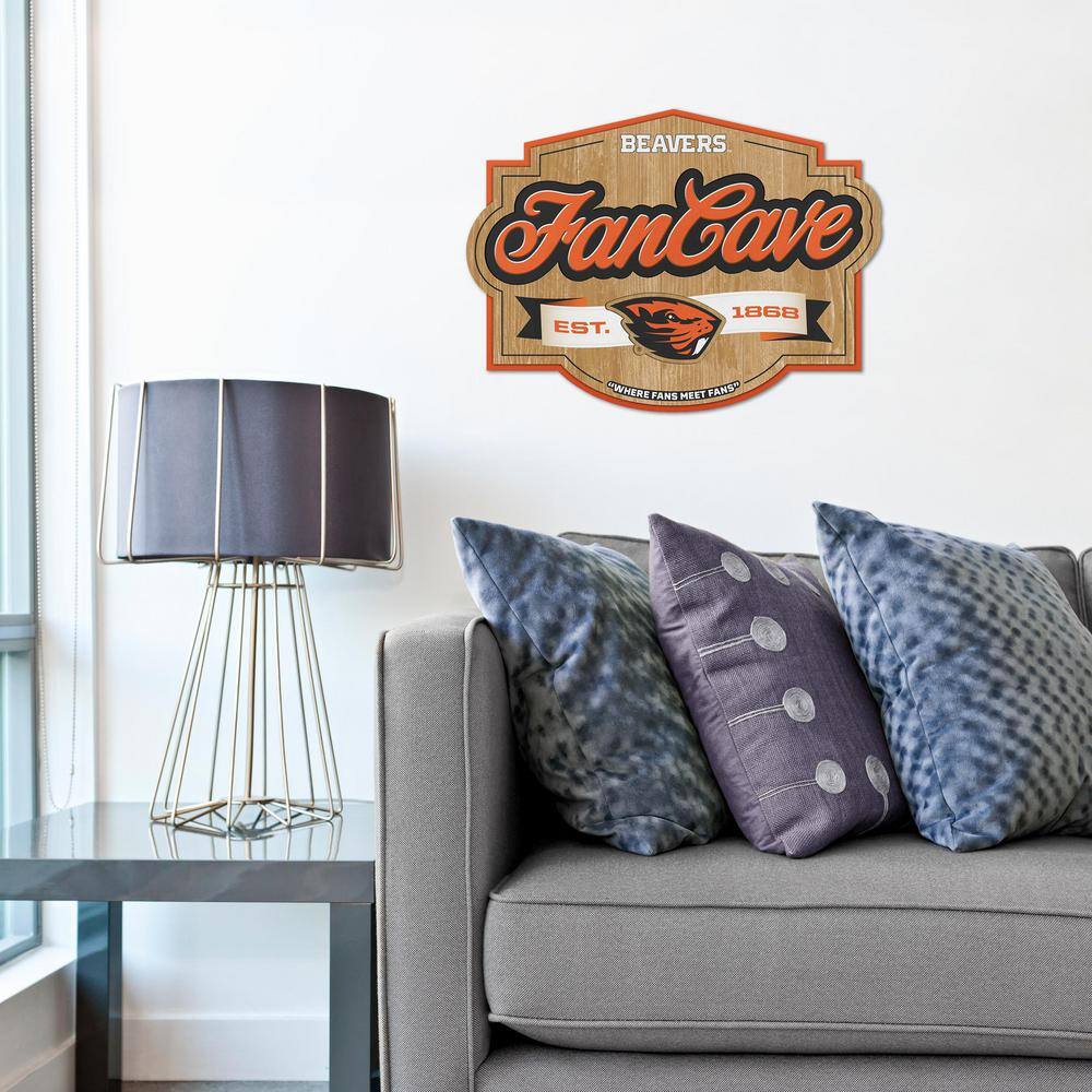 YouTheFan NCAA Oregon State Beavers Fan Cave Decorative Sign