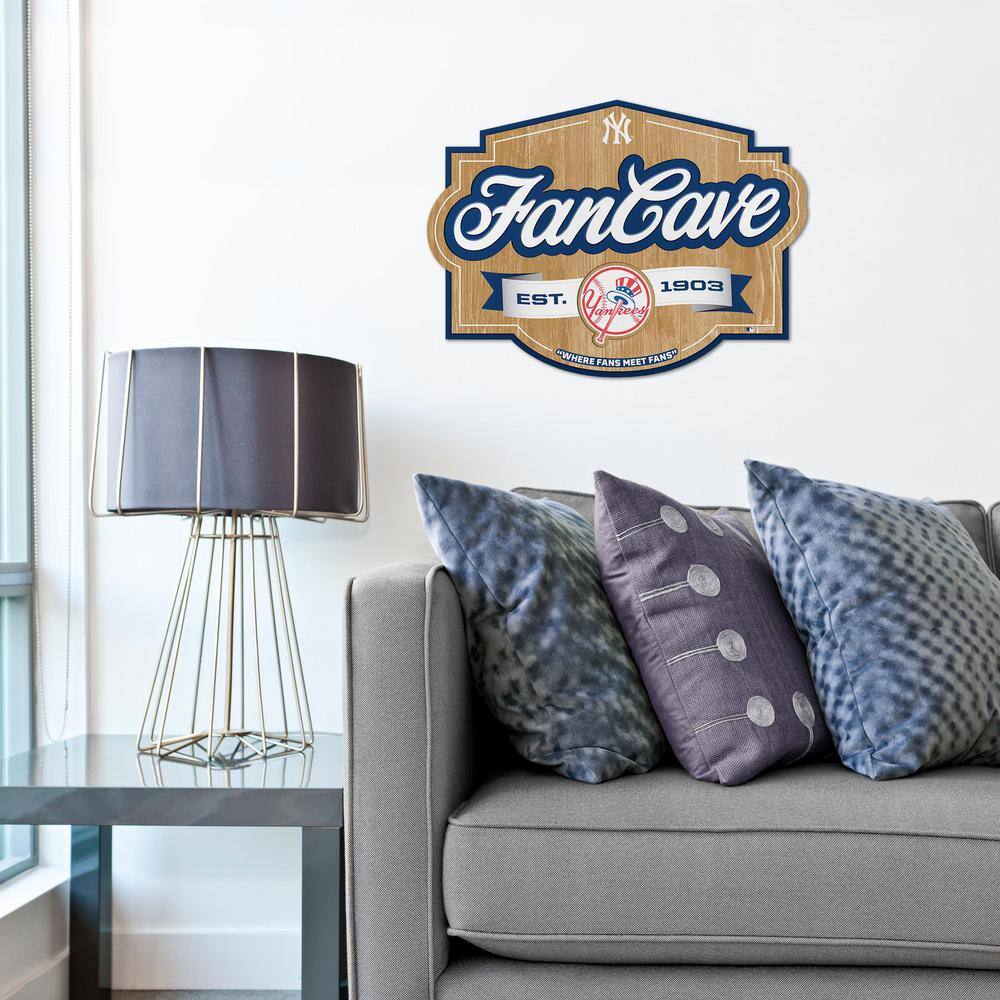 YouTheFan MLB New York Yankees Fan Cave Decorative Sign