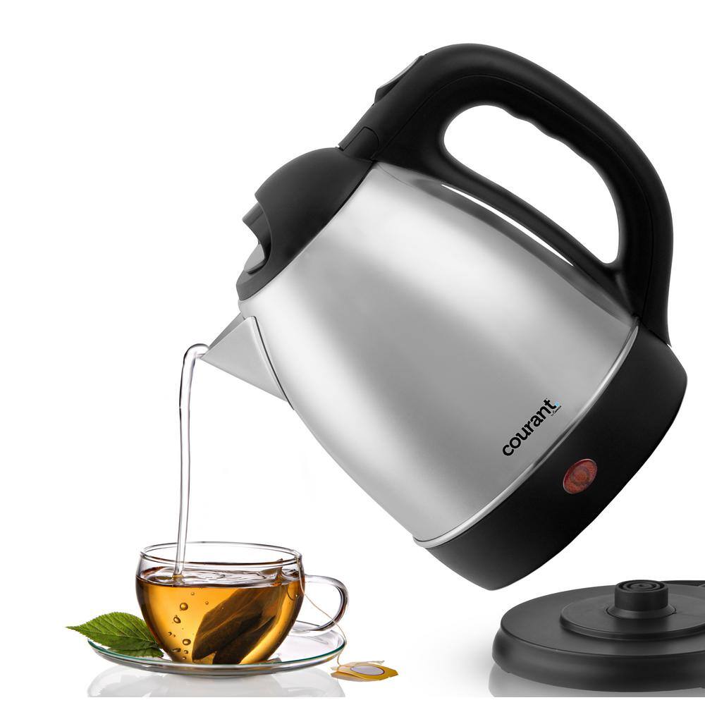 Courant 1.7 l Cordless Stainless Steel Electric Kettle