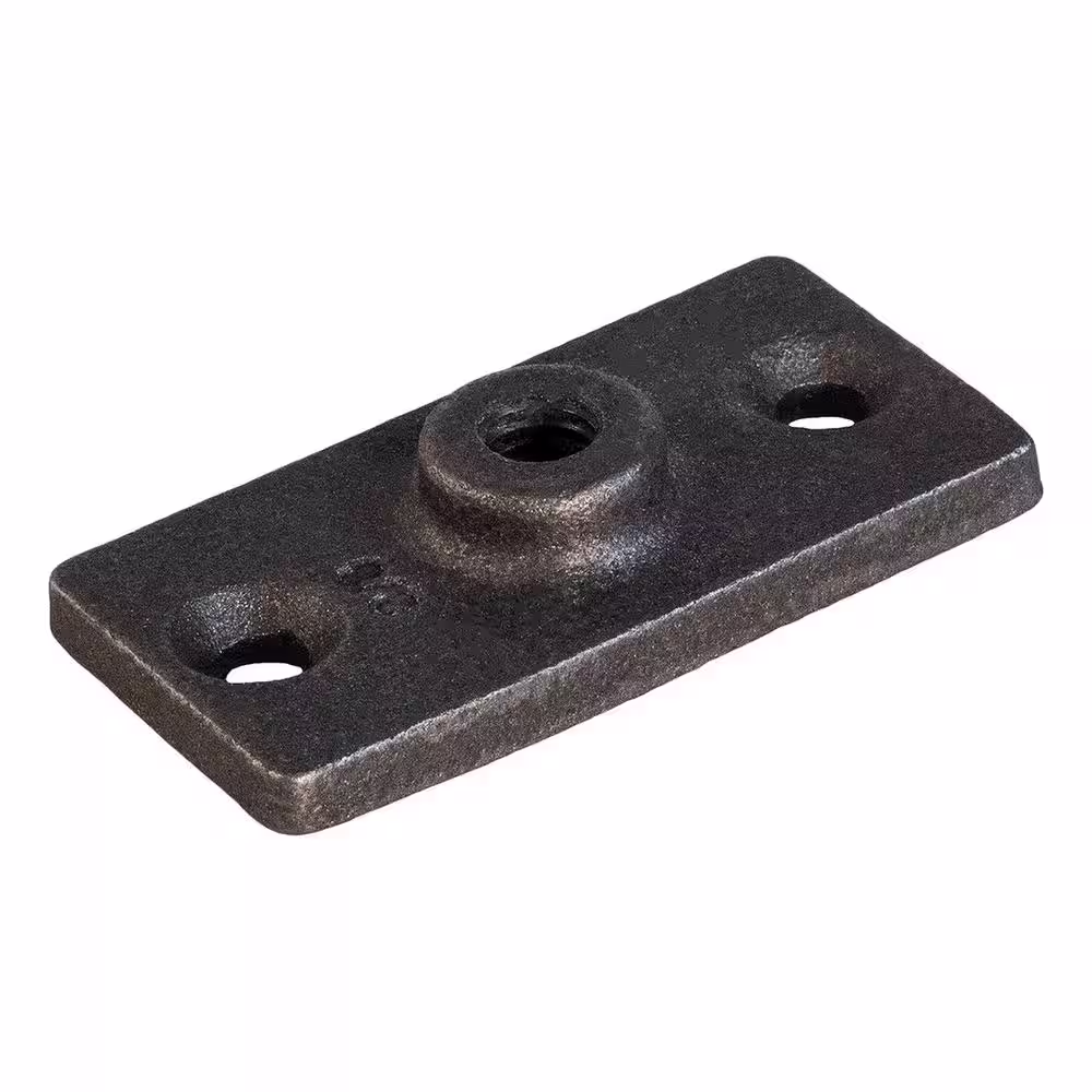 The Plumber's Choice Uncoated Iron Rod Hanger Plate, for 1/2 in. Threaded Rod (20-Pack)