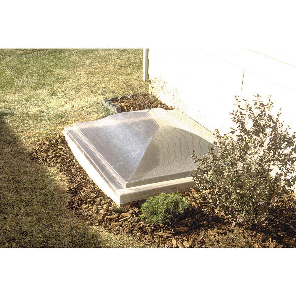 Bilco ScapeWel 51 in. x 49 in. Polycarbonate Window Well Cover for W4862-42N