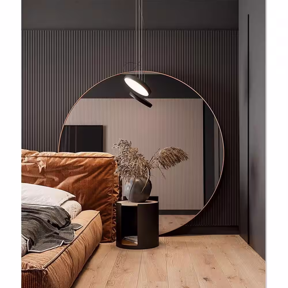Ejoy 106 in. x 6 in x 0.5 in. Solid Wood Wall 7 Grid Cladding Siding Board in Beige Gray Color (Set of 4-Piece)