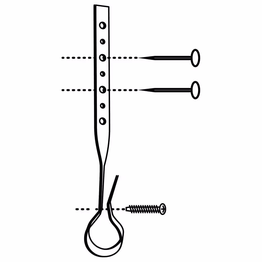 Oatey 3 in. Plastic Coated Galvanized DWV Pipe Hanger