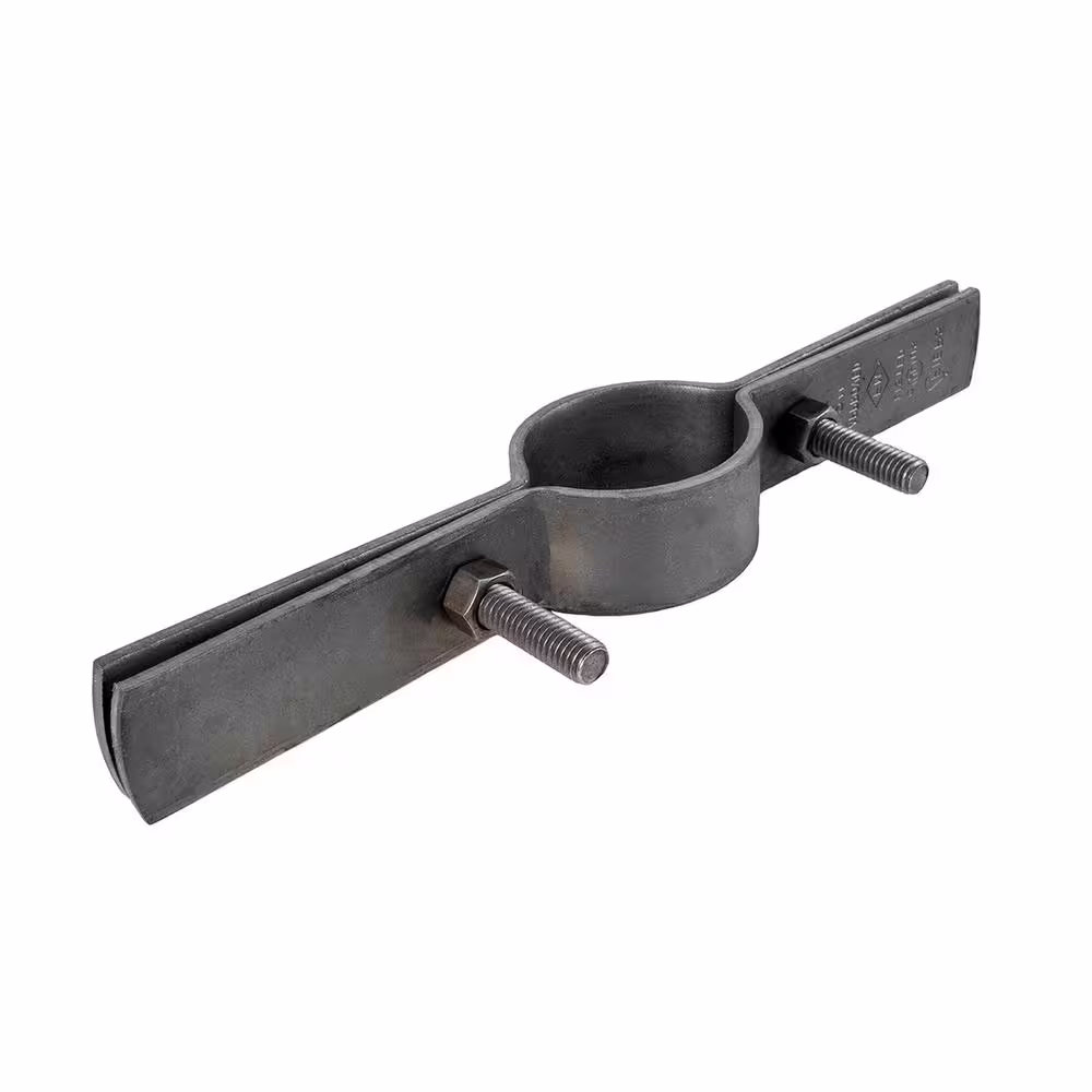 The Plumber's Choice 2 in. Riser Clamp in Uncoated Steel