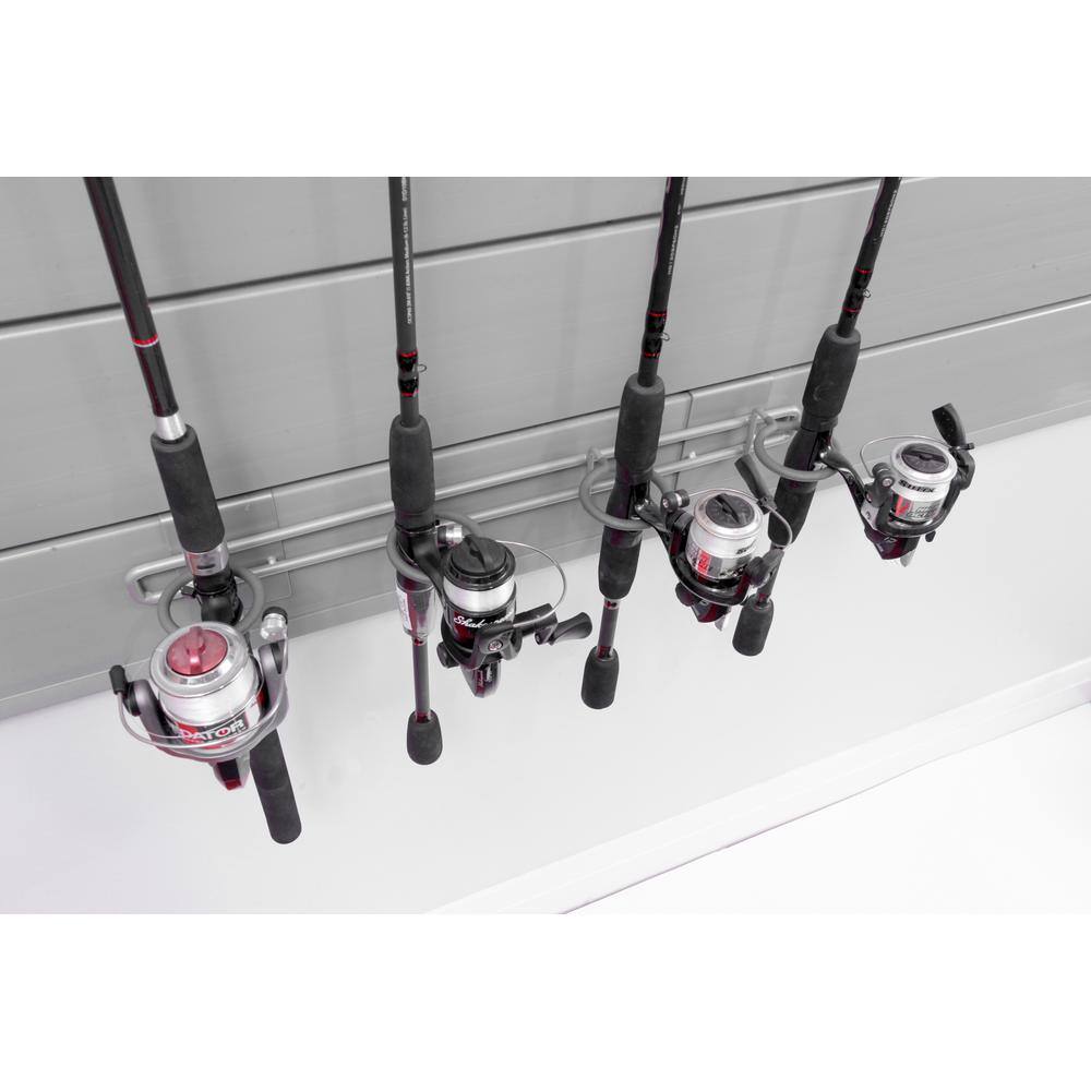 CROWNWALL Slatwall Fishing Rack (2-Piece Set)