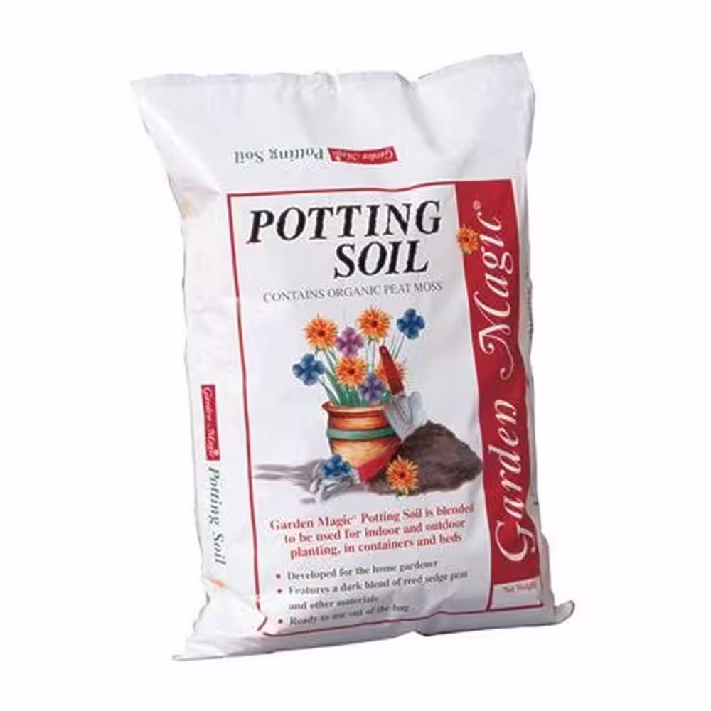 None Garden Magic Organic Planting Potting Soil, 40 lbs. Bag (4-Pack)