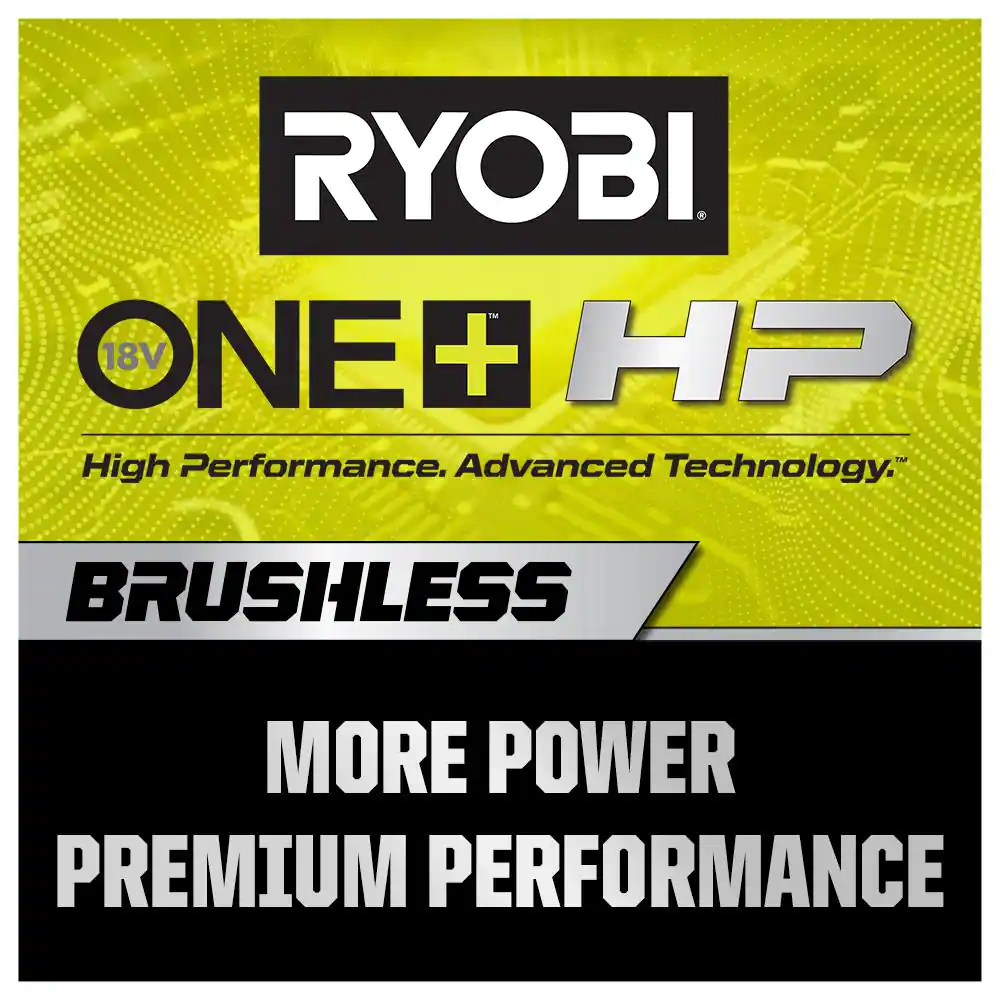 RYOBI ONE+ HP 18V Brushless Cordless Multi-Tool (Tool Only) with 4-Piece Wood and Metal Oscillating Multi-Tool Blade Set