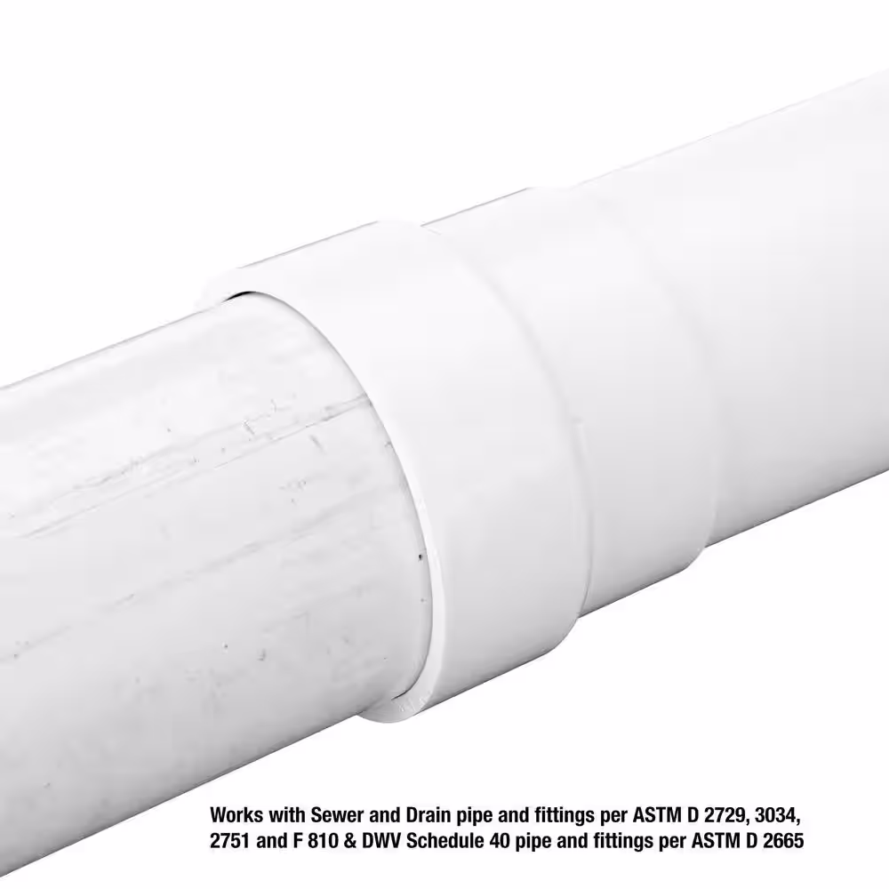 NDS PVC Adapter, 4 in. DWV/SCH40 Hub X S&D Hub