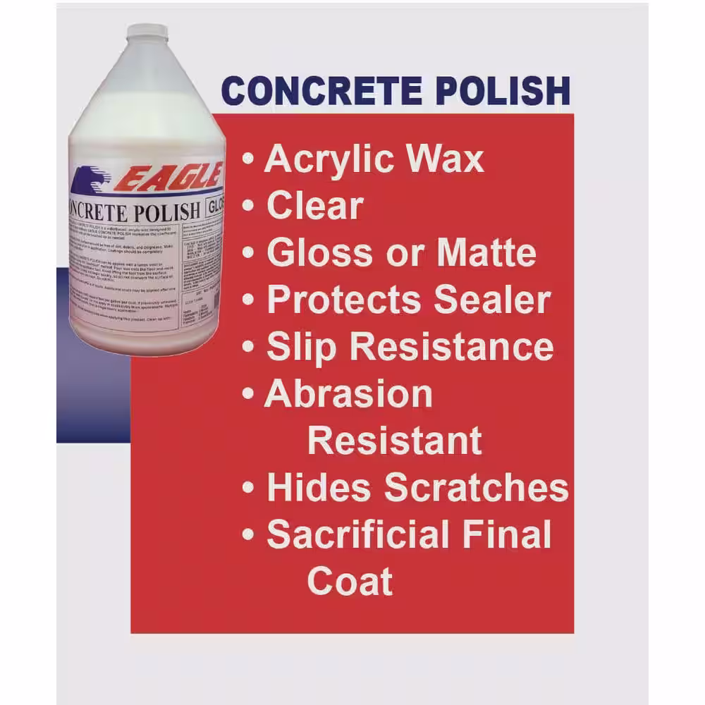 Eagle 1 gal. Concrete Polish Matte Floor Finish