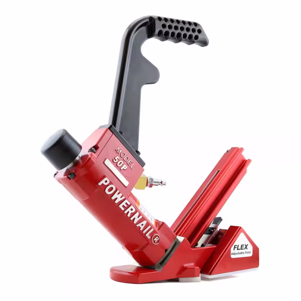 POWERNAIL Pneumatic 18-Gauge Flex Hardwood Flooring Cleat Nailer