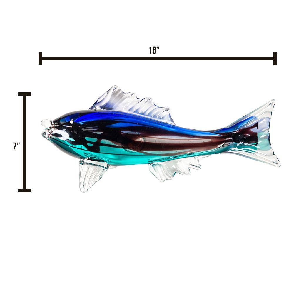Dale Tiffany Island Fish Handcrafted Art Glass Figurine