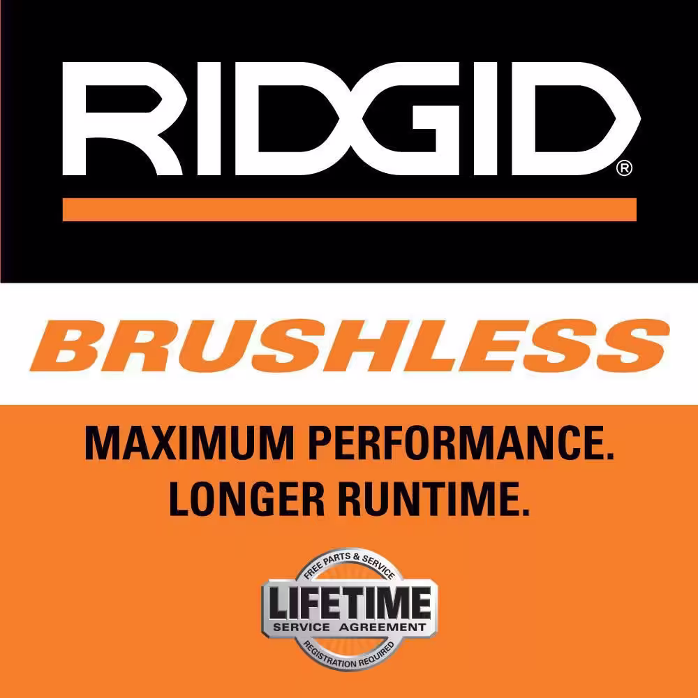 RIDGID 18V Brushless Cordless 2-Tool Combo Kit w/ Hammer Drill/Driver, Circular Saw, 4.0 Ah MAX Output Battery, Charger & Bag