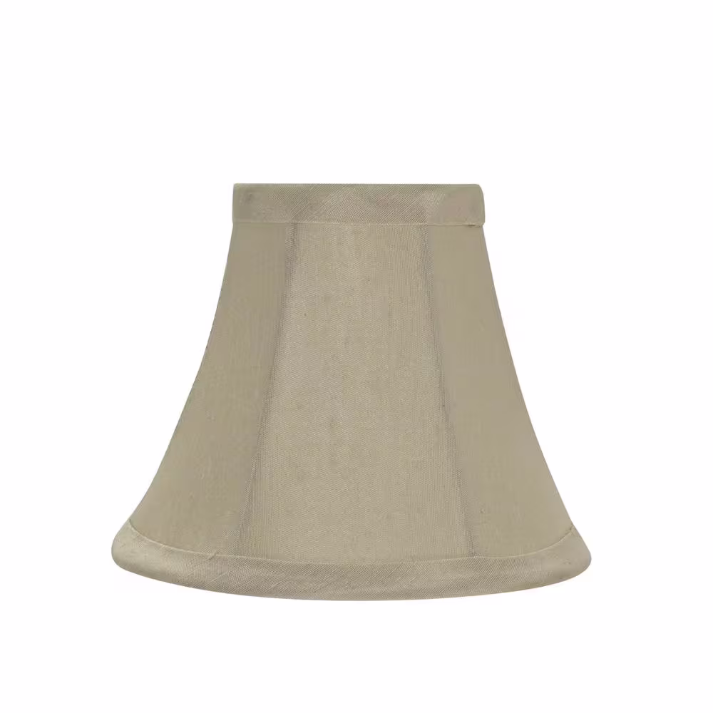 Aspen Creative Corporation 6 in. x 5 in. Butter Creme Bell Lamp Shade (5-Pack)