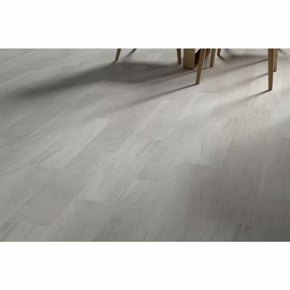 EMSER TILE Pocono Smoke Matte 5.91 in. x 23.62 in. Porcelain Floor and Wall Tile (13.566 sq. ft. / case)