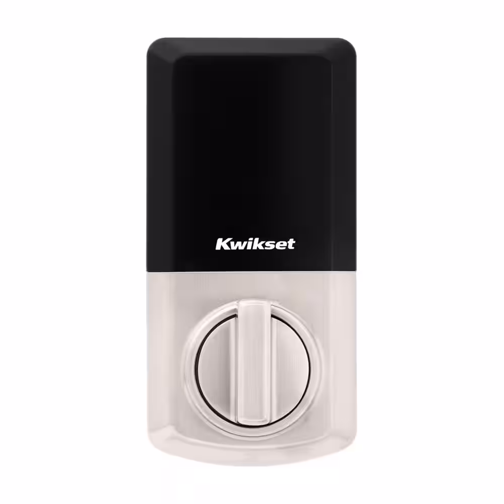 Kwikset SmartCode 260 Contemporary Satin Nickel Keypad Electronic Deadbolt Featuring SmartKey Security With Casey Passage Lever