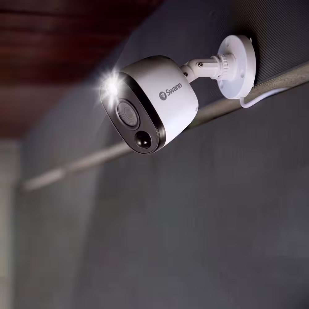 Swann 8-Channel 1080p 1TB Surveillance Camera System with 4 Wired Bullet Enforcer Cameras