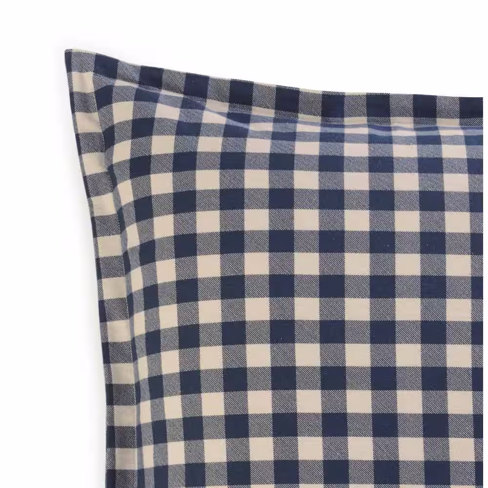 EDDIE BAUER Kingston Check Cotton Blend Pillow Sham (Set of 2)