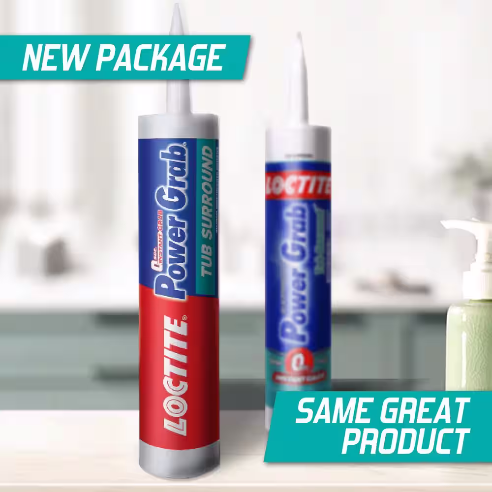 LOCTITE Power Grab Tub Surrounds Instant Grab 9 oz. Latex Construction Adhesive White Cartridge (each)